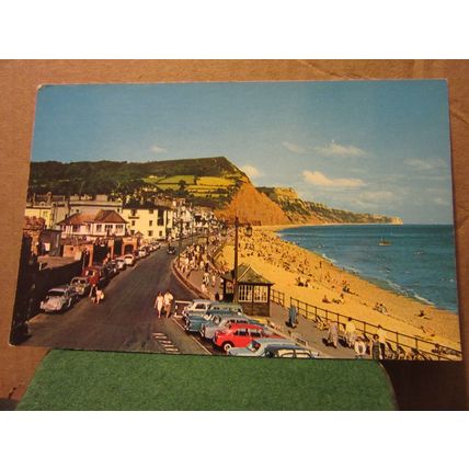 THE SEA FRONT, SIDMOUTH, Devon. unused postcard by Jarrold =