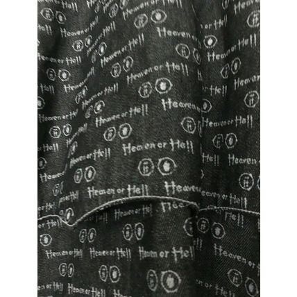 Heaven or Hell Men's Black & Gray Zip Up Jean Jacket Size 3XL