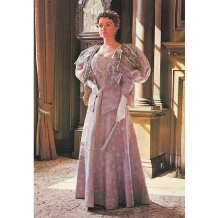 Mayoress Of Hull Ballgown By Grandfather Clock Fashion Postcard