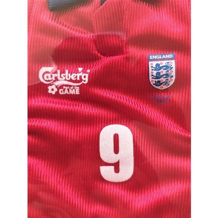 Carlsberg England National Team 2006 Away Retro Mini Jersey #9 - New Unused