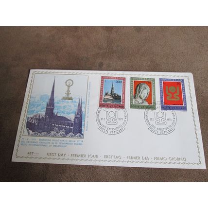 1973 Vatican FDC Postal Cover - Melbourne Congress
