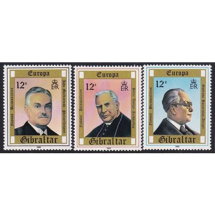 Gibraltar 1980 SG 433-5 UMM - Europa/CEPT (G-308 02)