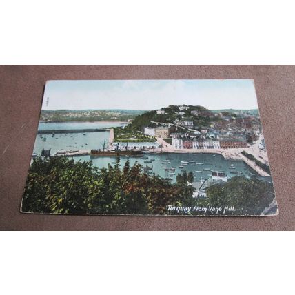 1911 fr Frith Postcard - Torquay from Vane Hill - Devon