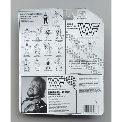 wwf ljn hasbro wrestling superstars series 2 green ted dibiase wrestling figure
