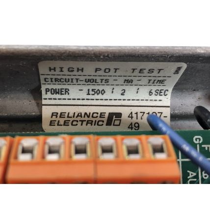 RELIANCE ELECTRIC 417197-49,14C10U MINPAK PLUS DC DRIVE,3/4HP,90VDC TACH FDBK,DH