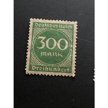 Briefmarke Deutsches Reich 300 Mark 1923 Michel 270 ungebraucht