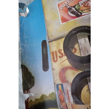 MEGA RARE ORIGINAL,'POMODORO QUADRATO 'POSTER. GIANFRANCO ROVATTI.