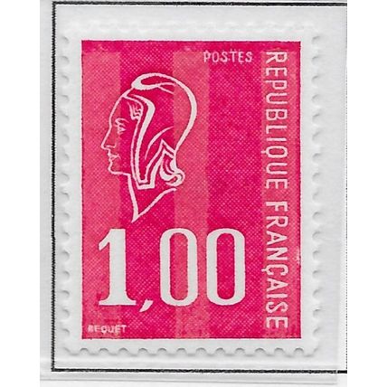 FRANCE 1976 MINT UNMOUNTED MNH MARIANNE DEFINITIVE 3 PHOSPHOR BANDS 1fr