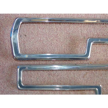1976 77 Dodge Aspen R/T RT Taillight Trim Ring Bezels OEM Pair 3881020 3881021