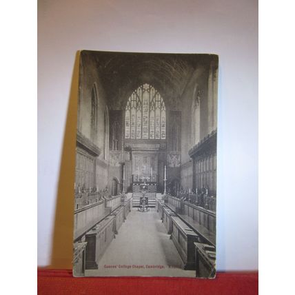 QUEENS COLLEGE CHAPEL, CAMBRIDGE unused antique postcard =