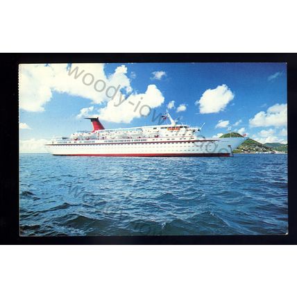 LS2593 - Cunard Liner - Cunard Princess - built 1977 - postcard