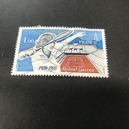 FRANCE - 1978 1F 'ROLAND GARROS TENNIS STADIUM'