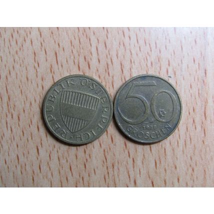 Austria 1978 50 Groschen Coin