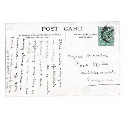 Scarborough, Church Parade, Yorkshire, Postcard.
