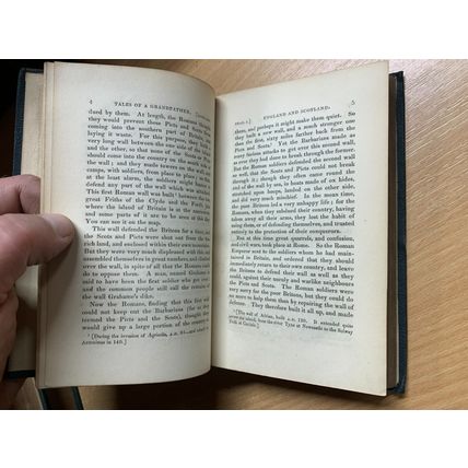 1836 PROSE WORKS OF SIR WALTER SCOTT - TALES GRANDFATHER SCOTLAND BOOKS (P8)