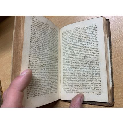 RARE* 1790 "HISTORY OF ENGLAND" T A LLOYD VOL 8 SMALL ANTIQUE BOOK (P3)