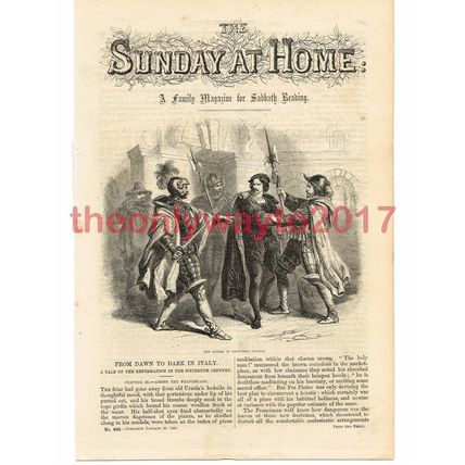 Arrest of Francesco Altieri, Italy, Victorian Art, Book Illustration, 1862