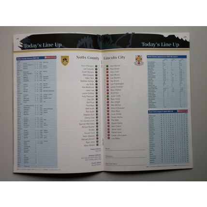NOTTS COUNTY v LINCOLN CITY League 2 11/03/2008