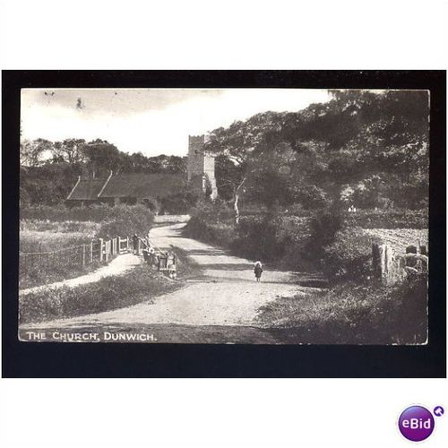 Suffolk DUNWICH Church Postcard (06)