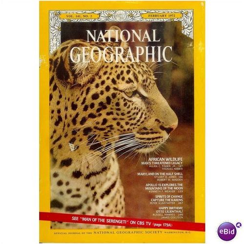 National Geographic (NGS) February 1972 vol. 141 #2