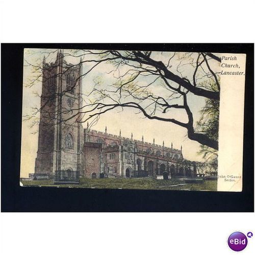 LANCASTER Parish Church Postcard by John O'Gaunt Series