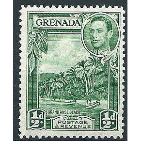 Grenada 1940 SG153a 1/2d Blue-Green Mounted Mint .. ..