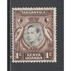KUT.SG131 1c South African Crowned Cranes.Variety Unchecked.Mounted Mint.Aug15