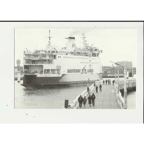 Belgian Marine MV PRINCESSE MARIE-CHRISTINE Postcard by Tropic (T10)