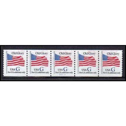 Used 2890 32c G Old Glory Very Fine PNC A3113/5 PA3322