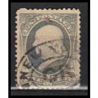 Used 206 1c Benjamin Franklin Fine RA0373