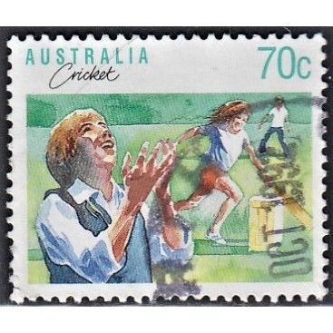 AUSTRALIA, 1989 70c Cricket, SG 1187 (Scott #1111), used