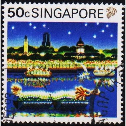 Singapore. 1990 50c S.G.631 Used