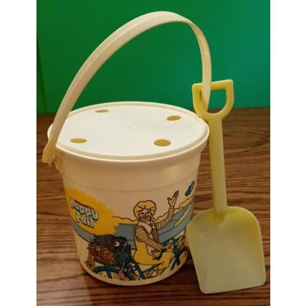 McDonald's Olympic Happy Pail &shovel Happy Meal Toy Cycling 1983 Possibly RARE