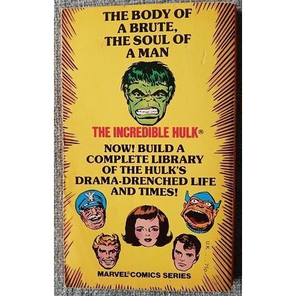 Stan Lee presents The Incredible Hulk, comic strip, USA pb 1978