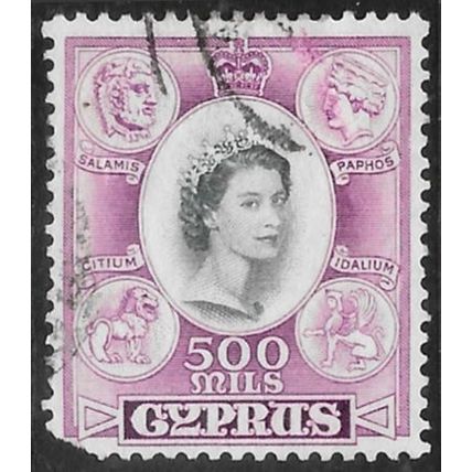 1955 Queen Elizabeth II 500M - Fine Used C6