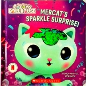 Mercat's Sparkle Surprise: A Touch-And-Feel Storybook (Gabby's Dollhouse) by Sch
