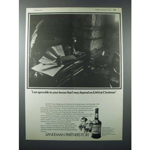 1976 Sandeman Partners' Port - Agreeable to Favour