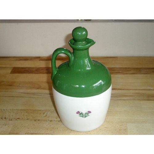 Vintage Scottish Robbie Burn's Cottage Whisky Flagon / Jug