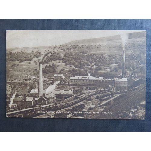 Plymouth Colliery, Near Merthyr Tydfil, Glamorganshire, Wales Postcard