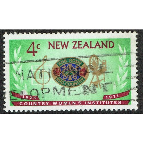 New Zealand 1971 50th Anniv Country Womens Institute 4c Multicoloured SG948 GU
