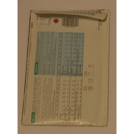 Butterick Sewing Pattern # 5421 Misses Top and Skirt
