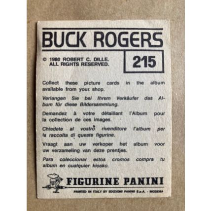 Buck Rogers Sticker # 215 (A) unused 1980 Panini