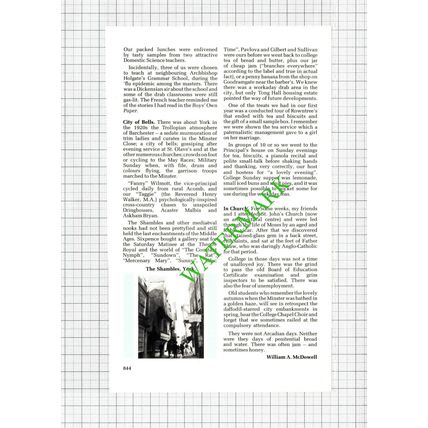 St John's College York William McDowell - 1988 Small Article