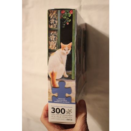 CATS IN THE WINDOW 300 PIECE PUZZLE SEALED IVORY CATS