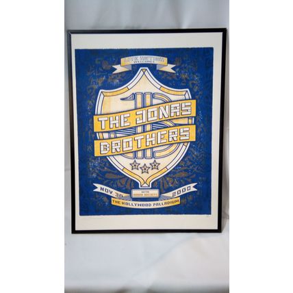 Jonas Brothers Limited Edition Palladium Hollywood Concert Poster