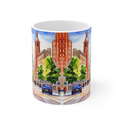 At the Cafe Philadelphia Liberty Bell #46 Mug Ceramic Coffee Mug 11oz
