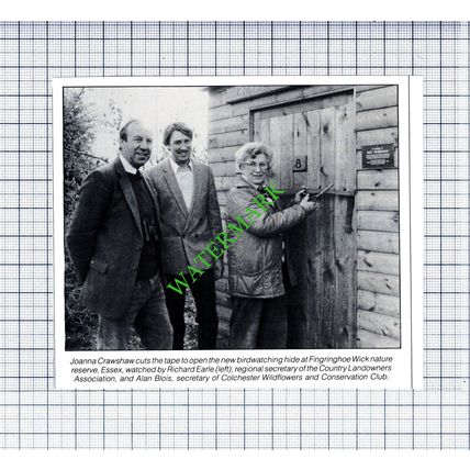 Joanna Crawshaw Fingringhoe Wick Richard Earle Alan Blois - 1988 Cutting