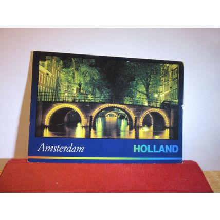 ZEVEN BRUGGEN, SEVEN BRIDGES, AMSTERDAM, HOLLAND used postcard 1993 pm =