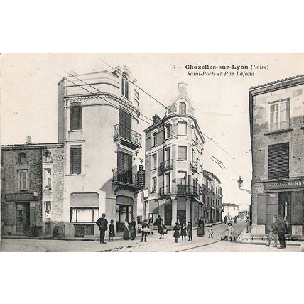 42 - Chazelles-sur-Lyon - Saint Roch et rue Lafond