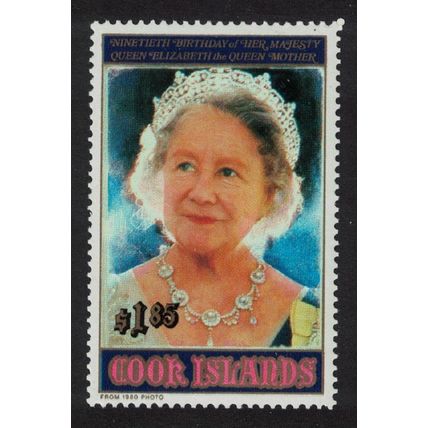 Cook Is. 90th Birthday of Queen Elizabeth the Queen Mother 1990 MNH SG#1246